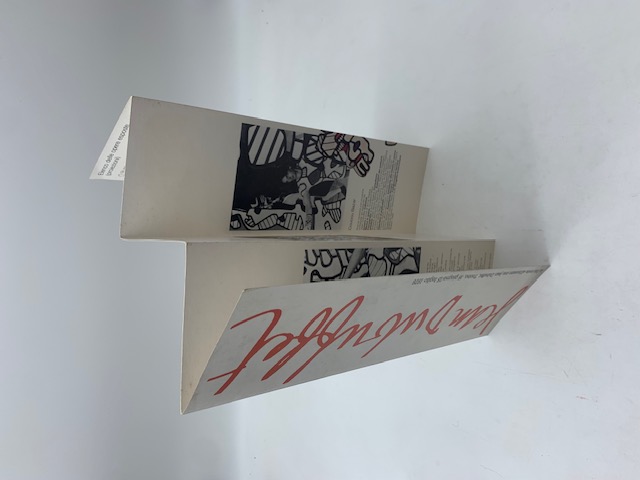 La Fiat invita all'incontro con Jean Dubuffet, 16 giugno / 15 luglio 1978